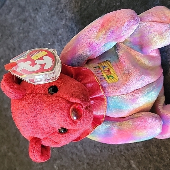 🌴3/$15🌴 July Birthday Teddy Bear kids adult plush toy Celebration - Picture 2 of 8